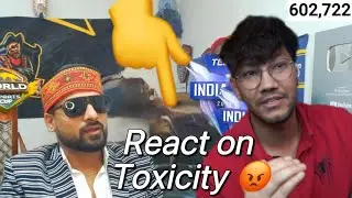 Pahadi reaction on ff esports toxicity 😠😡