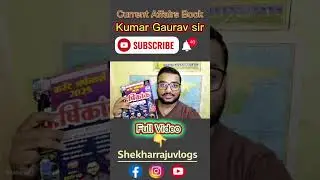 2025 Current Affairs Book New Adi Gaurav sir #currentaffairsbook