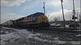 CSXT 1851 (NC&STL) leading a CSX Intermodal
