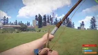 Rust Solo Gameplay - Early Wipe - Bow vs Gun Man