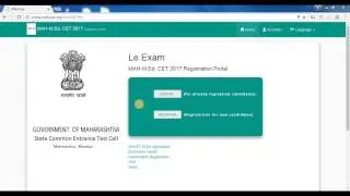MAHCET 2017 M.Ed: How to reset the forgotten password.