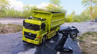 Review Truk Hino 500 Engkel🔥Truk Rc Hino500 Dump Tes Unit Sebelum Berkerja #rchandmade
