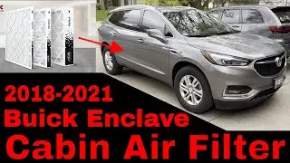 Buick Enclave Cabin Air Filter Replacement (2018-2021)