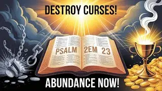 Psalm 23 &ndash; DESTROY FINANCIAL CURSES, Witchcraft and Blockages! Abundance Now...#bibleverse #psalm23