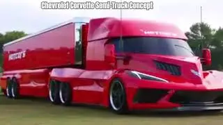 Chevrolet Corvette Semi Truck Concept
