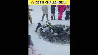 Ice Pit Challenge #shorts #viral