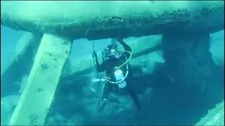 Underwater cleaning Brasal by Cavitcleaner