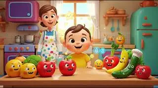 Eat Healthy Grow Strong 💪 | Healthy Food Song for Kids | Preschool Learning