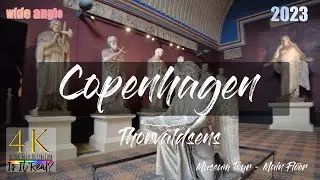 Copenhagen, Denmark | Thorvaldsens | Main Floor | Museum Tour | City Tour | 4K | Winter | 2023
