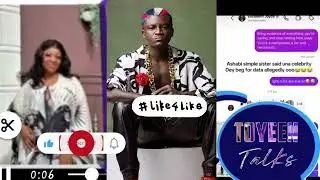 POPULAR SINGER PORTABLE DEY BEG FOR DATA FROM ASHABI SIMPLE SISTER KEHHH ALLEGEDLY OOO
