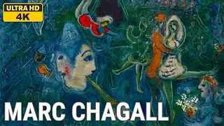Marc Chagall: A collection of 10 oil paintings with title and year, 1966-1967 [4K]