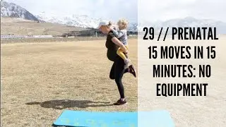 29 // Prenatal 15 Moves in 15 Minutes Low Impact & No Equipment Workout (Third Trimester)