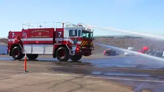 Refurbished Oshkosh T1500 ARFF Operational Testing | Firetrucks Unlimited
