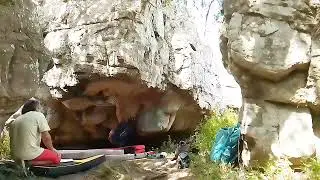 El tridedo negro, V4. Sierra de los Padres