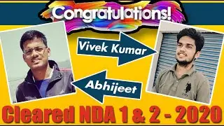 NDA topper NDA-1 2020 interview | Success journey of Vivek and Abhijeet | Impetus Gurukul NDA Result