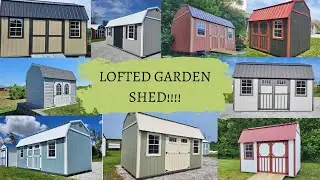 Lofted Garden Shed by Mid-America Structures- Table Rock, Nebraska