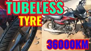 Honda Shine 100 new BS VI E20 - Front Tyre Upgrade - MRF Zapper Y 100/90-18