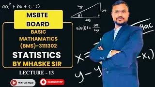 Fy-Diploma Chapter Statistics Lecture 1  by Mhaske sir