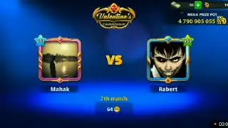 8 ball pool valentine championship 😘