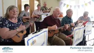 Cumbria County Council - official opening of Parkview Gardens