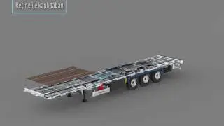 Serin Treyler - Galvaniz Şasili Yeni Tenteli / Perdeli Aracımızın Tanıtım