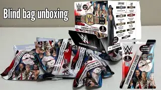 Unboxing WWE Championship title slap band mystery bag series 1