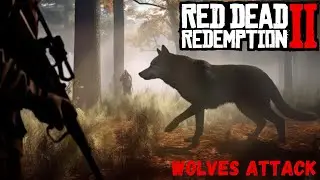Wolves attack | RDR 2 #rdr2 #rdr2gameplay #reddeaddredemption #reddeadredemption2story #gaming