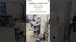 Used Folding Machine | Heidelberg - TH 56/44 - FFH for SALE @Machinedalal