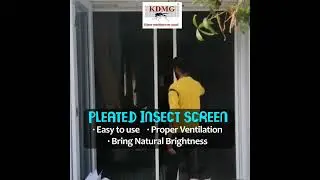 Pleated Insect Screen | KDMG | Kolkata | Call 9903114147 - 9073962034 www.mosquitosnet.com