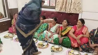 devichya savasin pujan aani bhojan #2024 #bhauch lagin