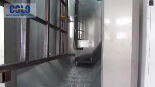 door powder coating line