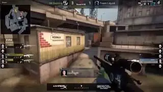 coldzera takes down three on the offense Overpass. Liquid vs SK. HD