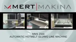 M-2500 Automatic Mattress Gluing Line HotMelt