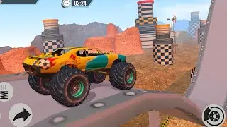 Monster Truck Ramp Jump iOS Gameplay Part-1. IMbuzz GAMING.