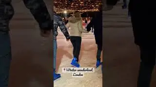 Ice skating in winter wonderland London. #london #travel #winterwonderland #winter #uk