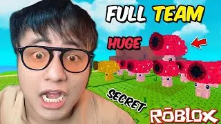 Plants vs Brainrots - HUGE + FULL TEAM SHROOMBINO SECRET PLANT NAKUHA KO NA (PALDO!)