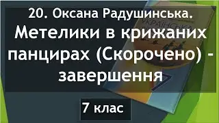 20  Оксана Радушинська  Метелики в крижаних панцирах Скорочено  Закінчення