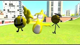 NEW UPDATE 3D NEXTBOT YELLOW PACK SHOWCASE IN Garry's Mod (Cronklomen, Cristobal, Tunix Boll)