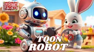 CARTOON  TOON ROBOT SONG | FUN NURSERY RHYMES FOR LEARNING  AND SINGING