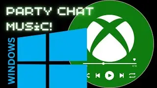 HOW TO play music on your Xbox PARTY CHAT so everyone can hear it! Free! Windows version!