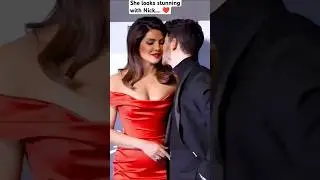 She looks good alone.. But She looks stunning with Nick #priyankachopra #nickjonas #trending #couple