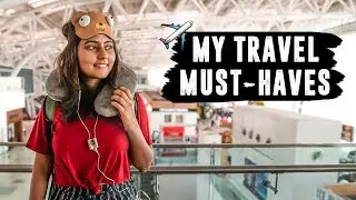 MY TOP 10 TRAVEL ESSENTIALS WHILE FLYING ✈ How I Get Access to Airport Lounges #TravelTips