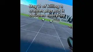 Day 2 of killing a crablet plus but it doubles everyday #bonelab #boneworks #vr #fyp #foryou #viral