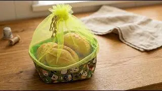 FABRIC BREAD BASKET - DIY, STEP BY STEP