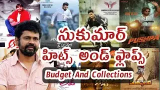 Director Sukumar Hits And Flops | Budget And Collections | Sukumar Movies | ANV Entertainments