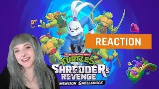 My reaction to the TMNT Shredder's Revenge Dimension Shellshock DLC Trailer | GAMEDAME REACTS
