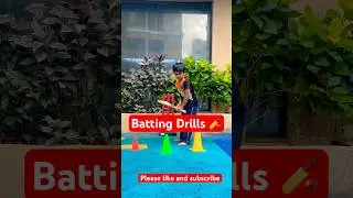 Batting Drills! Practice!Tips! Tricks! Improvement! Parth 42 #cricket  #shorts #ytshorts #parth42