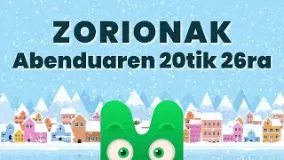 ZORIONAK ZURI - ABENDUAREN 20TIK 26RA - MAKUSI KLUBA