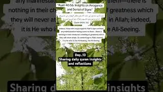 Day.13 sharing daily quran insights and reflections #trustallah#reflectiontime #reflect#quran#muslim