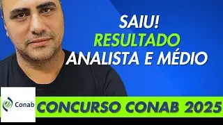 Resultado Concurso da Conab 2025